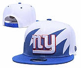 New York Giants Fresh Logo White Royal Adjustable Hat GS,baseball caps,new era cap wholesale,wholesale hats
